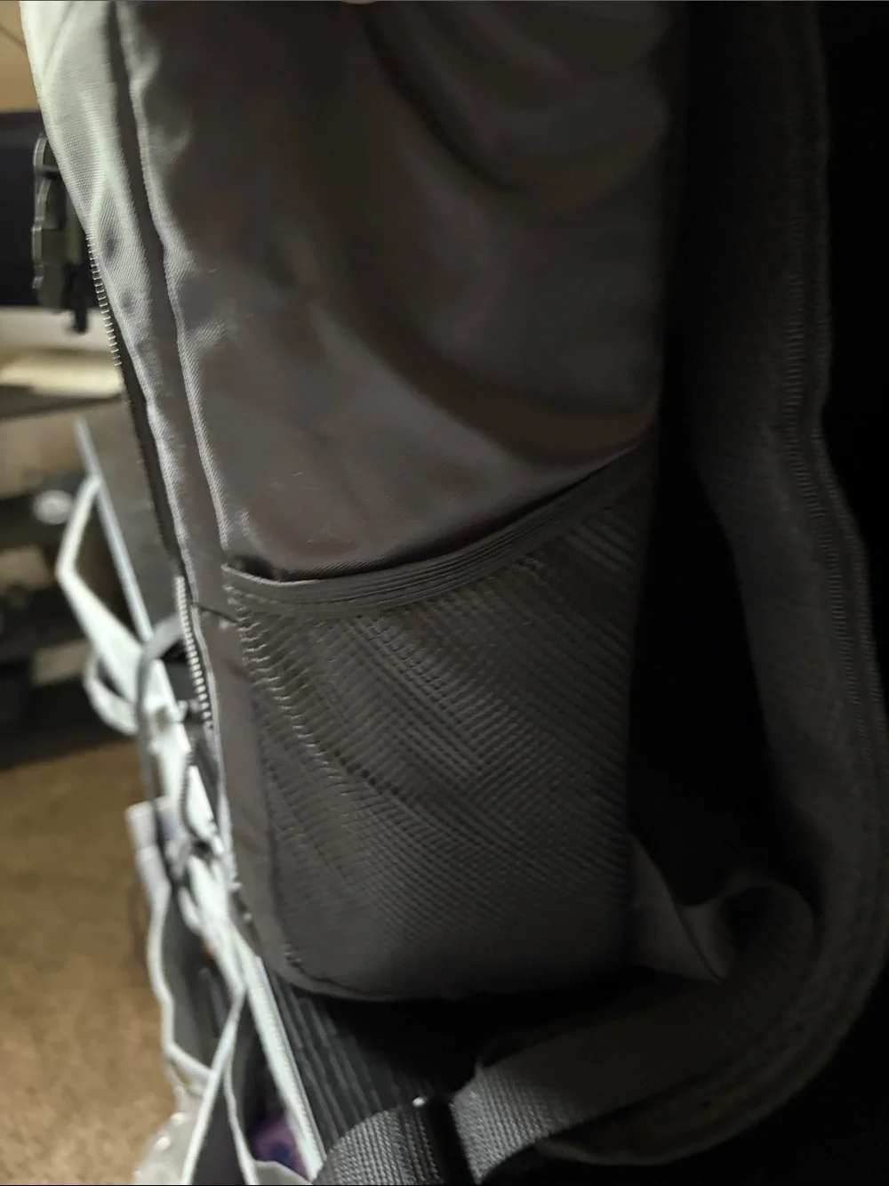 polar pack black nylon